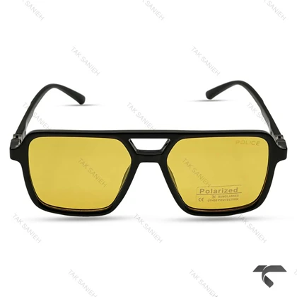 عینک نایت ویژن پلیس RE2593-3 مردانه دسته 360 درجه پلاریزه Police-10014-G