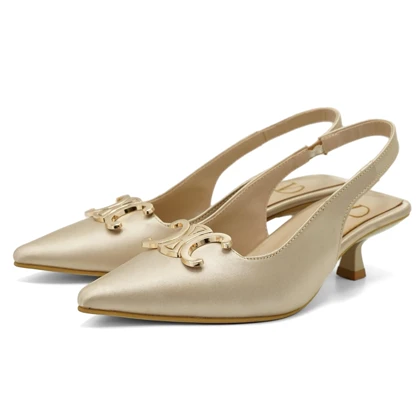 کفش مجلسی زنانه پاشنه‌دار 3 سانت مدل 400351 _ sandal valentino