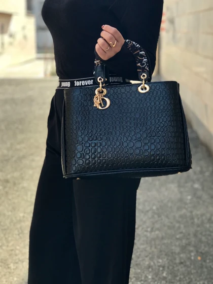 کیف زنانه دیور Dior وارداتی کد 1111 لوبیایی