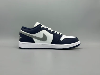 کتانی نایکی جردن1 لو مید نایت بلو نیوی/Nike AJ1 low