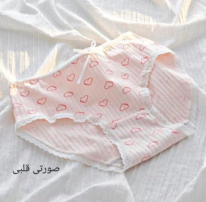 شورت زنانه جنس نخ پنبه طرح فانتزی