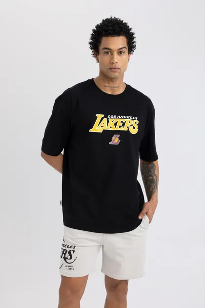 DeFactoFit NBA لس آنجلس لیکرز استاندارد فیت شورت B9896AX24SM