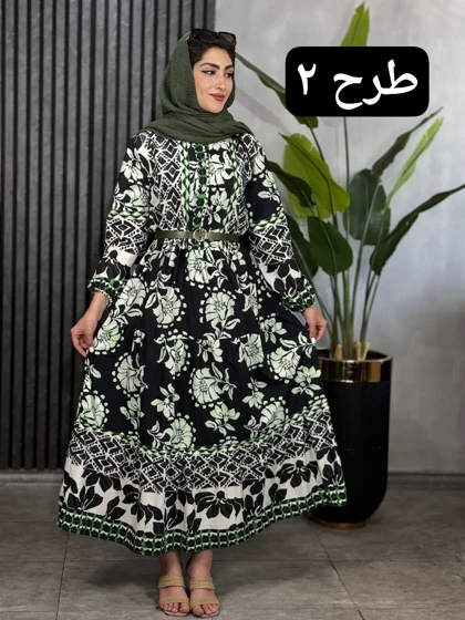 پیراهن فلور طرح ترک کد 1884