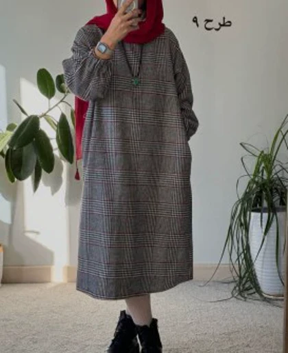 کفتان پشمی چهارخونه دیبا 5
