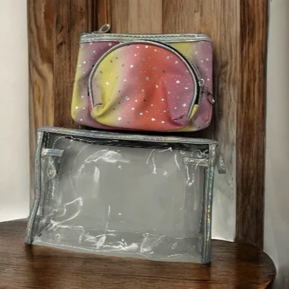 کیف لوازم آرایش سه تیکه ستاره ای