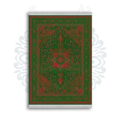 *جدید* فرشینه از جنس پارچه شانل مخمل ترک طرح فانتزی برند دفه کد 1022