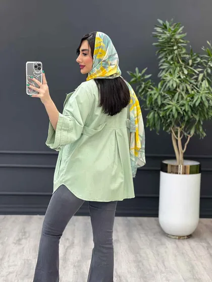 مانتو لینن بغل دوپاگن