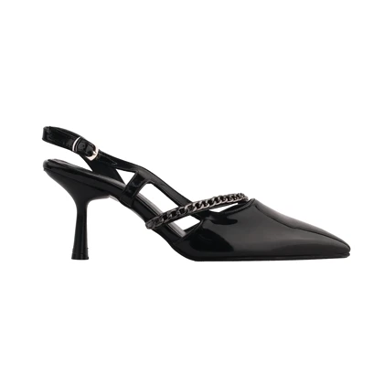 کفش پاشنه‌بلند مدل کارتیر ورنی کد 4118