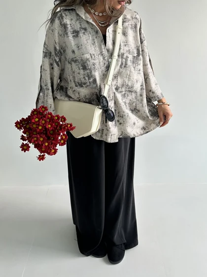 شومیز آستین دکمه