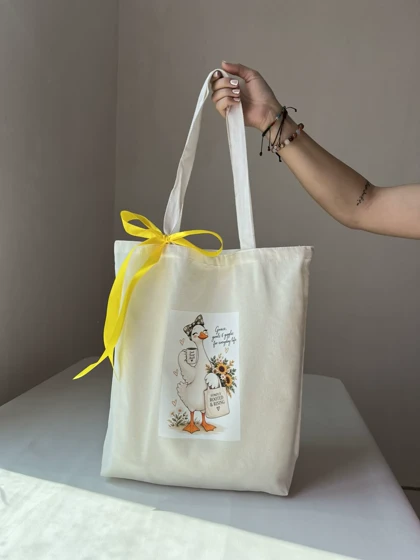 تت بگ (ساک پارچه ای) غاز خوشحال