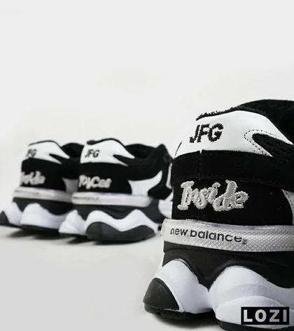 کفش کتانی بزرگ پا مشکی سفید NEW BALANCE 9060