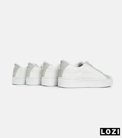 کفش کتانی کژوال مردانه سفید خاکستری ZARA