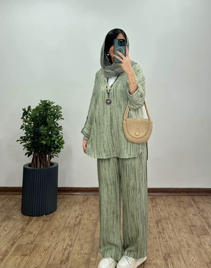 ست مانتو و شلوار نیکو