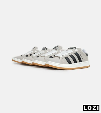 کفش کتانی زنانه و مردانه کرم مشکی ADIDAS Campus مدل 5720