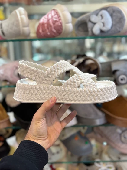 صندل زنانه مدل ساحلی مدل حصیری