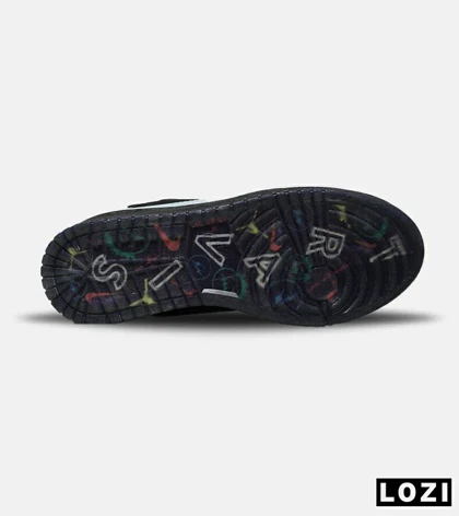 کفش کتانی مردانه مشکی سفید NIKE travis scott مدل 8386