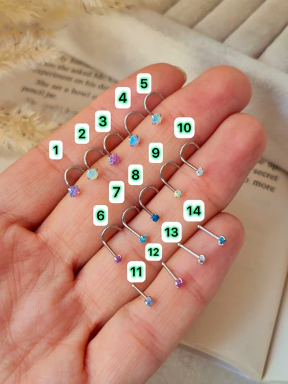 پیرسینگ بینی اوپال