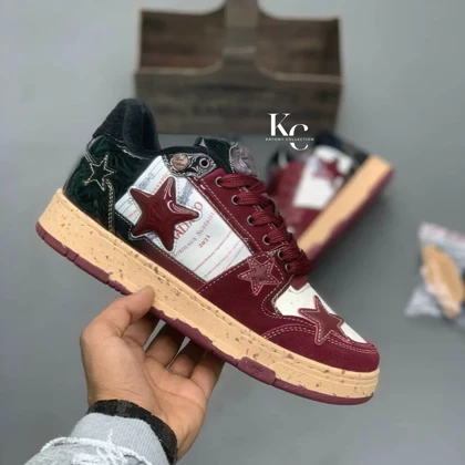 کتانی کالیکستو Kaalixto skateboarding Low Red wine شراب قرمز