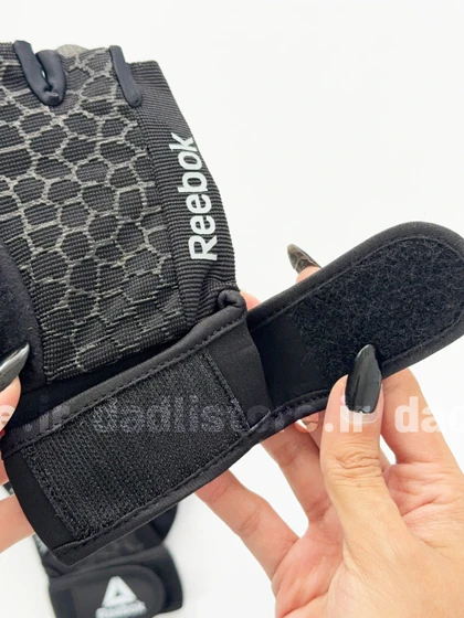 دستکش نیمه انگشتی بدنسازی زنانه Reebok