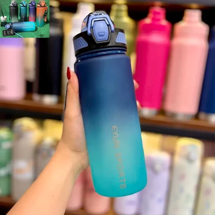 قمقمه EYUN مدل Sport رنگ آبی – حجم 800 میلی‌لیتر، سبک و نشکن