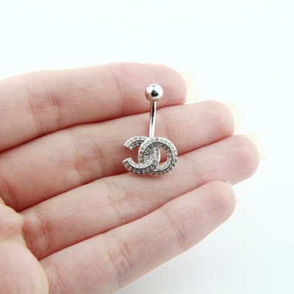 پیرسینگ ناف مدل c