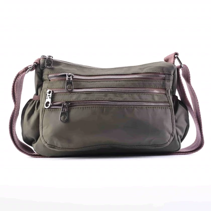 کیف ساتن سه زیپ 0089