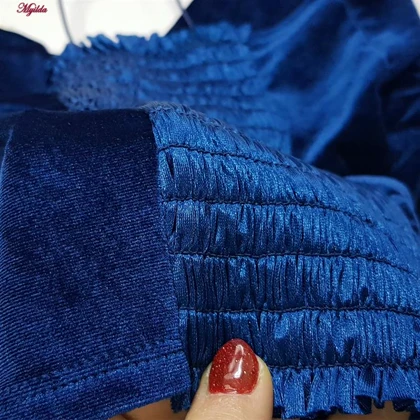 تاپ زنانه ماییلدا مدل مخمل کد 5471-861