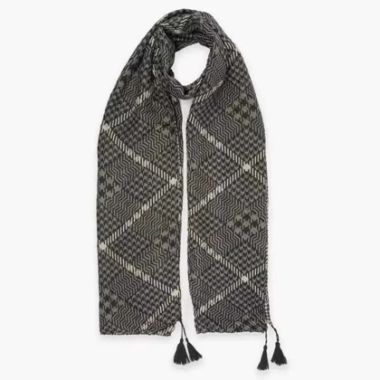 شال طرح هندسی زنانه - 39251767