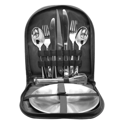 ست ظروف مسافرتی کمپینگ دو نفره مدل 404L1426 ده عددی