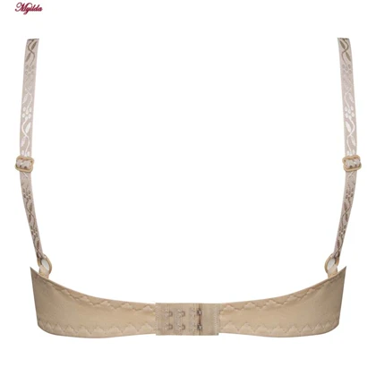 سوتین زنانه فنردار کرم کد 5044