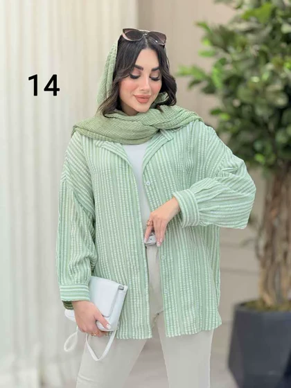 شومیز طرح دار دایانا