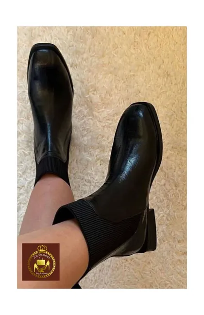 نیم بوت زنانه جورابی