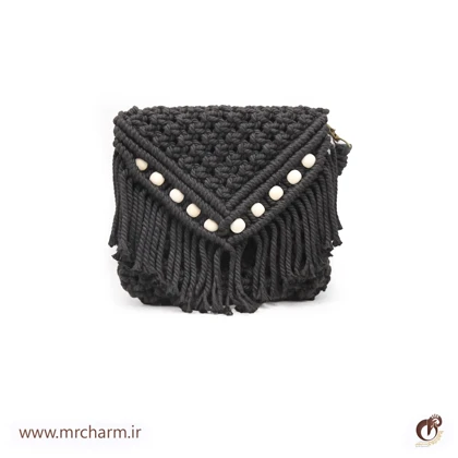 ست صندل و کیف دست بافت زنانه mrc2416-02