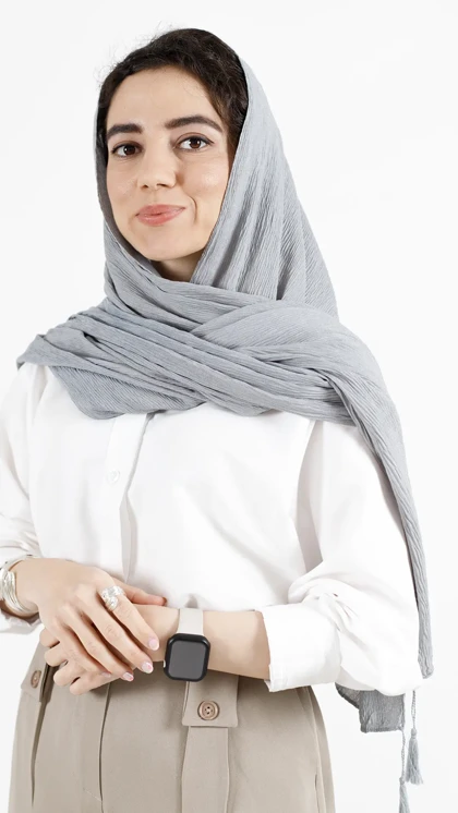 شال برشکا منگوله‌دار