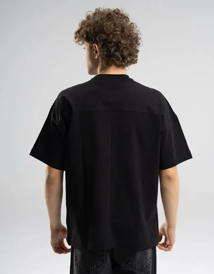 اورسایز آستین کوتاه پیش چاپدار