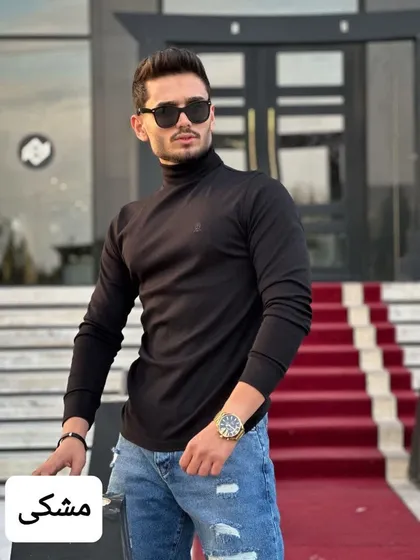 بافت یقه اسکی وارداتی کد 3047