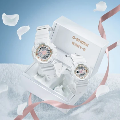 ست ساعت های مچی G-Shock و BABY-G مدل CASIO-LOV-20A-7A
