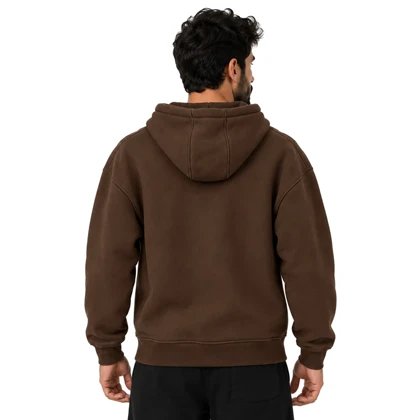 سویشرت اسپرت بیسیک مدل ZRA-5F0659 قهوه ای