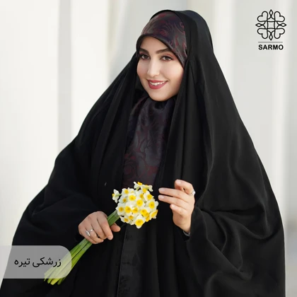 روسری ژاکارد رونا گل رز