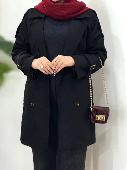 ترنچ کت آستردار آیسو جوانه