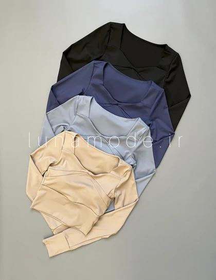 کراپ آستین بلند زنانه فلامنت