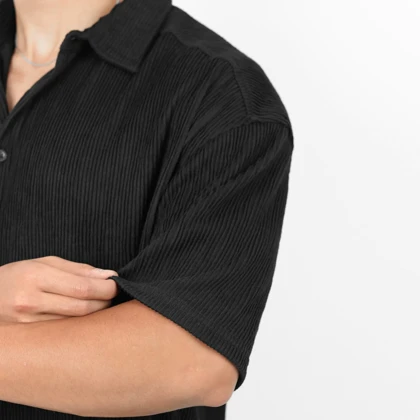 پیراهن آستین کوتاه کبریتی اورسایز کد 100446