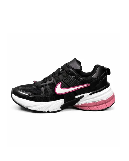کفش کتانی زنانه نایکیv2k مشکی صورتی Nike V2k