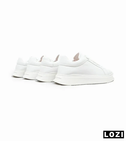 کفش کتانی مردانه سفید PULL & BEAR