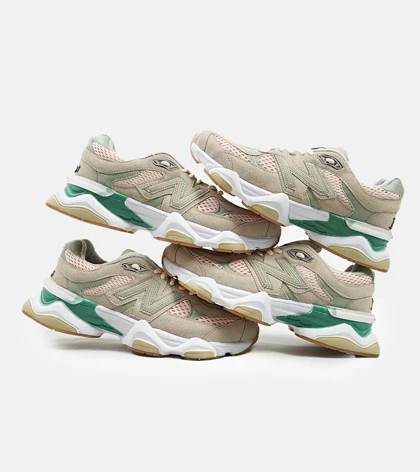 کفش کتانی مردانه و زنانه گلبهی سبز NEW BALANCE 9060 مدل 4152