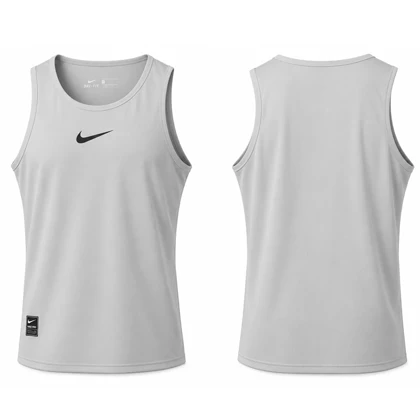 رکابی ورزشی مردانه نایک مدل Dri Fit-YC502 طوسی