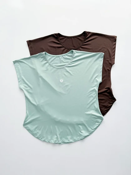 تیشرت ورزشی زنانه فلامنت یقه گرد Lululemon