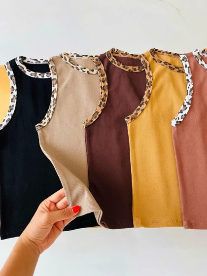 تاپ لبه پلنگی