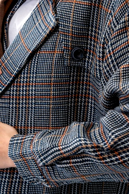 کت یقه برگردان گتردار زنانه