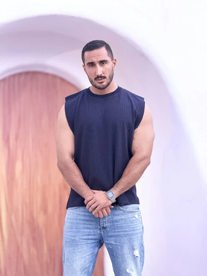 رکابی وست پدرو مراکشی سرمه ای